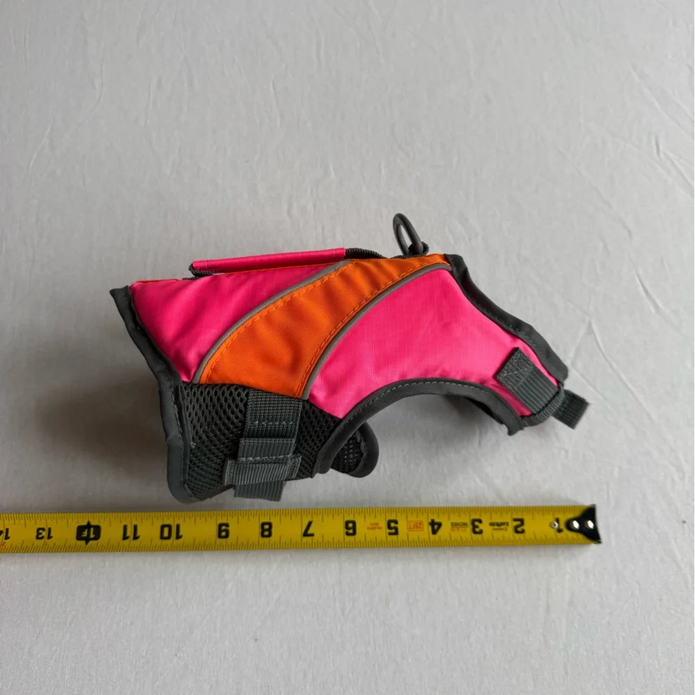 Doggy Life Vest Pink and Orange